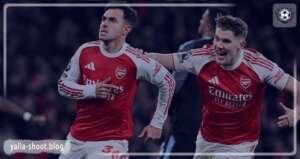 أرسنال (4)-(1) أستون فيلا.. أرتيتا يؤمن الصدارة الدوري الإنجليزي